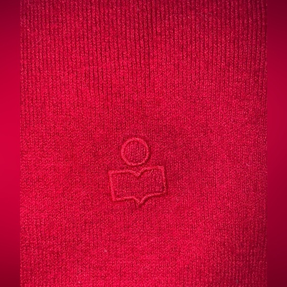 Isabel Marant Etoile Kelaya Red Sweater Size 34 - Picture 6 of 6